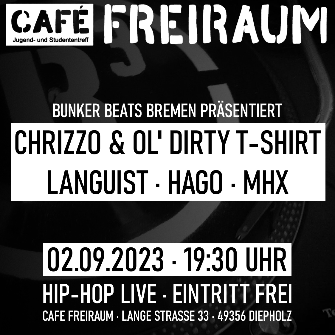 B³ Live im Café Freiraum